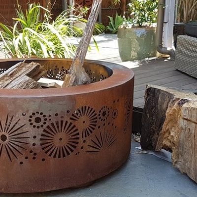 Diablo Firebowl - Iron Bark Metal Design